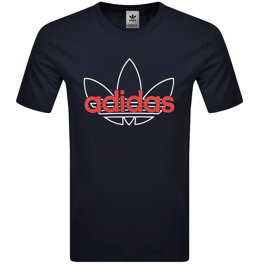 Alternative Image for Productadidas Originals Sport Logo T Shirt Navy1